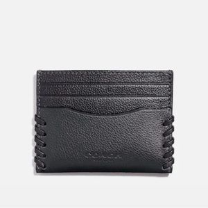 NEW W/Tag Coach Slim Card Case With Baseball Stitch